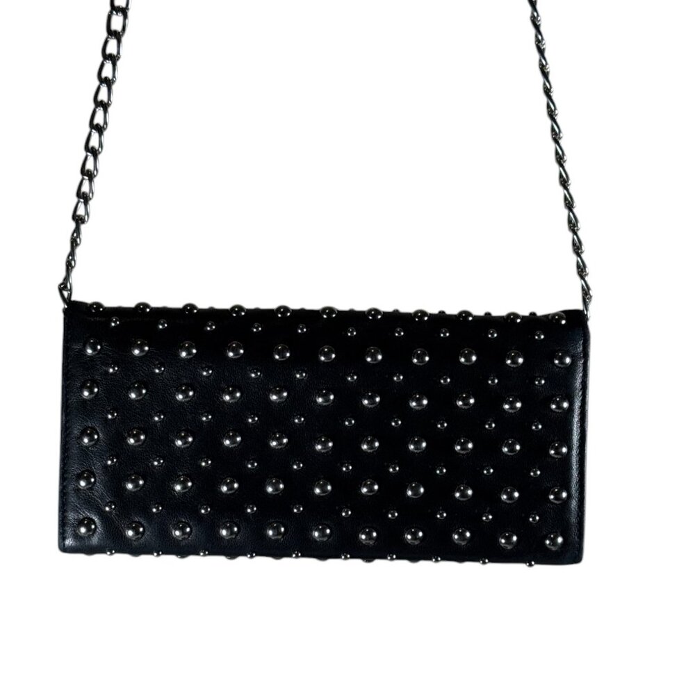 Prada Nappa Borchie Studded Wallet Continental NWOT MINT Condition